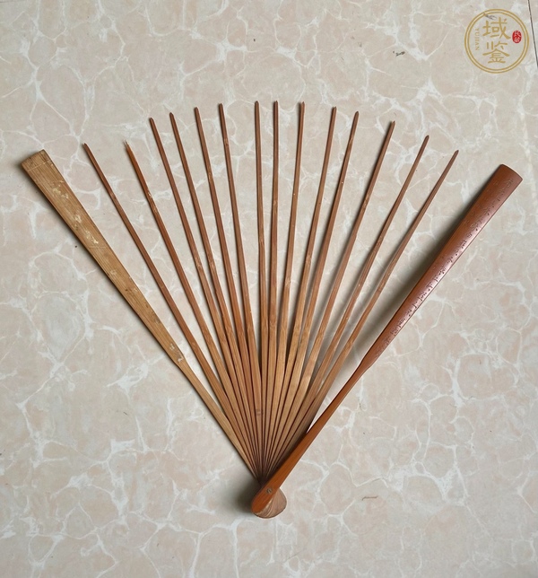 古玩扇骨真品鑒賞圖