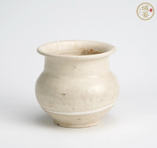 古玩陶瓷白釉罐真品鑒賞圖