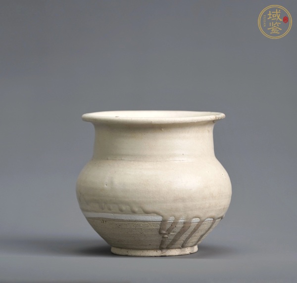 古玩陶瓷白釉罐真品鑒賞圖