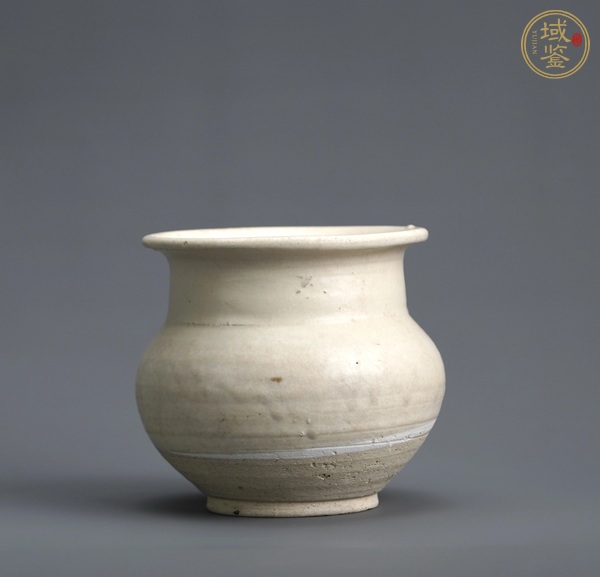 古玩陶瓷白釉罐真品鑒賞圖