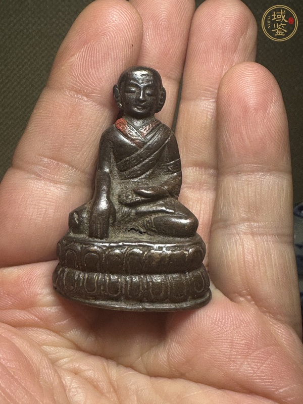 古玩明代上師造像真品鑒賞圖