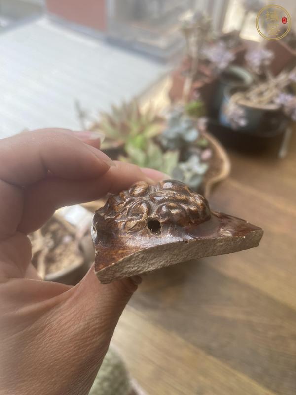 古玩陶瓷醬釉瓷片真品鑒賞圖