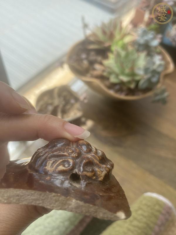 古玩陶瓷醬釉瓷片真品鑒賞圖