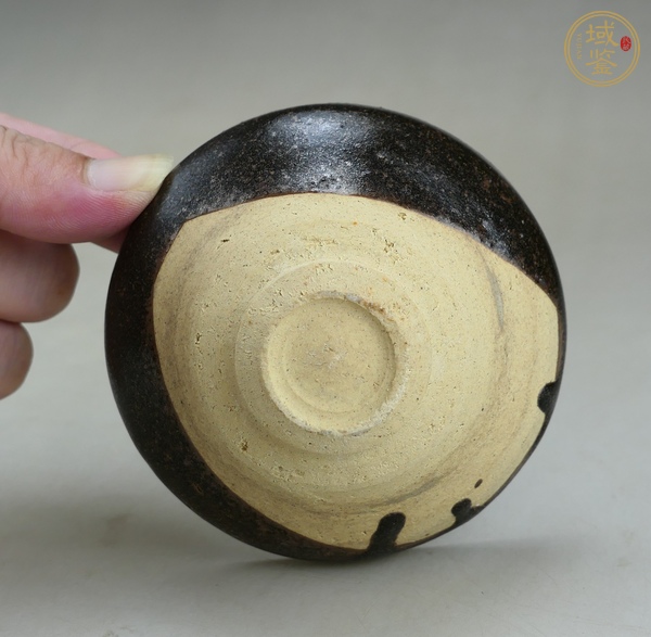 古玩陶瓷吉州窯黑釉茶盞真品鑒賞圖