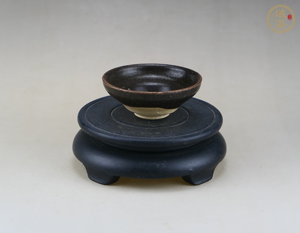 古玩陶瓷吉州窯黑釉茶盞真品鑒賞圖
