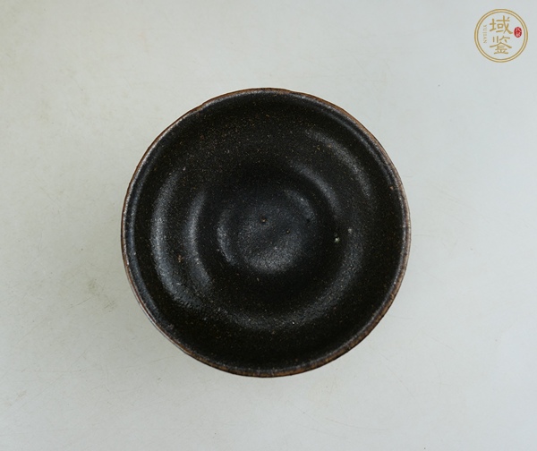 古玩陶瓷吉州窯黑釉茶盞真品鑒賞圖