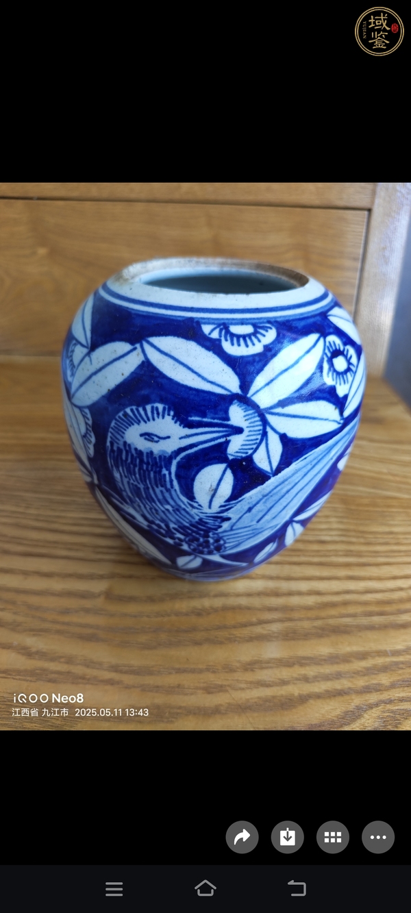 古玩陶瓷青花罐真品鑒賞圖