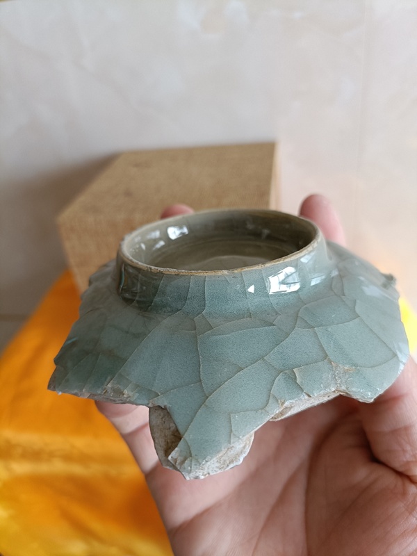 古玩陶瓷南宋“龍泉官窯”整底大片標(biāo)本拍賣，當(dāng)前價(jià)格980元