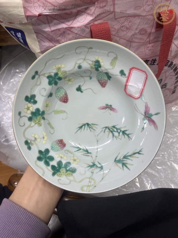 古玩粉彩癩瓜碗真品鑒賞圖