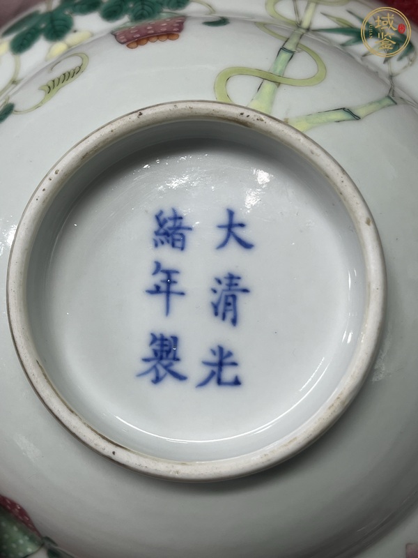 古玩陶瓷粉彩癩瓜碗真品鑒賞圖