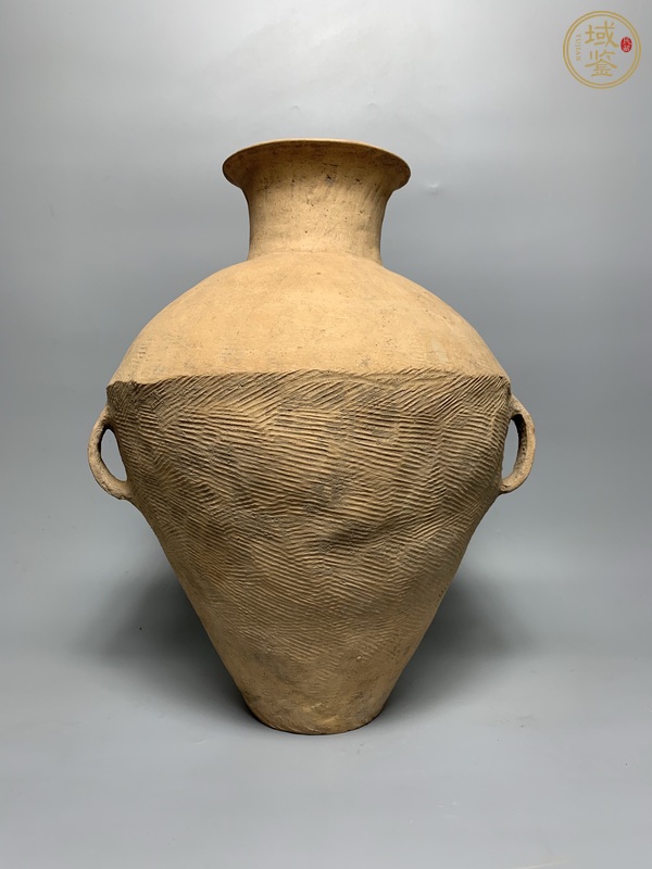 古玩陶瓷寺洼文化雙耳罐真品鑒賞圖