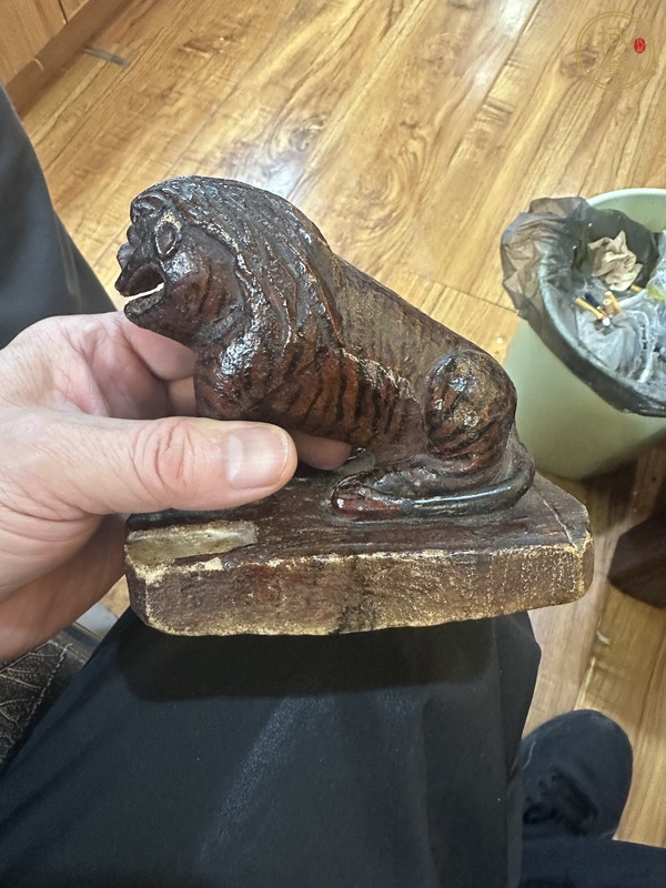 古玩漢白玉獅子鎮(zhèn)紙真品鑒賞圖
