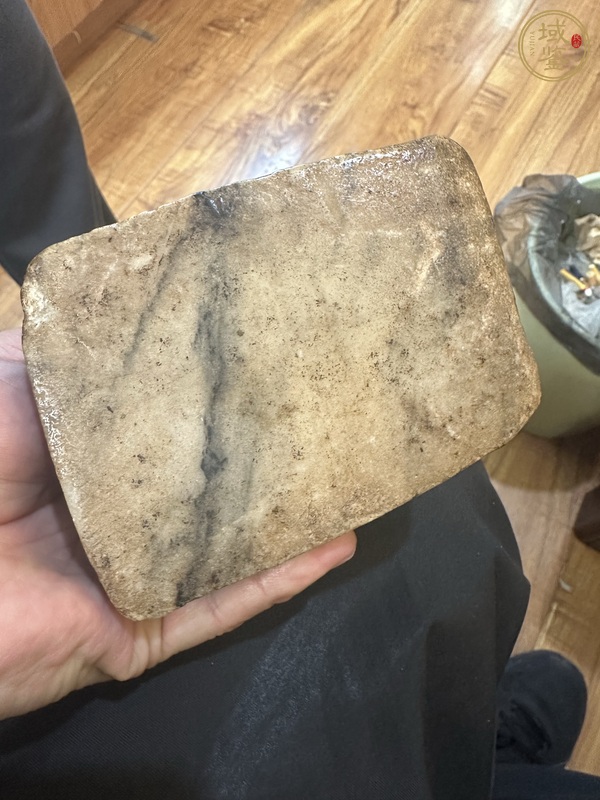 古玩雜項漢白玉獅子鎮(zhèn)紙真品鑒賞圖