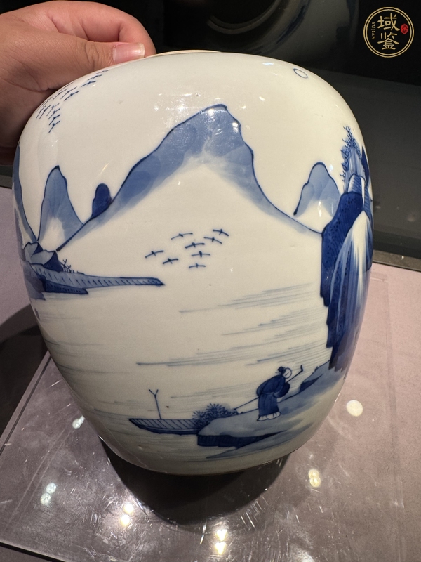 古玩陶瓷青花罐真品鑒賞圖
