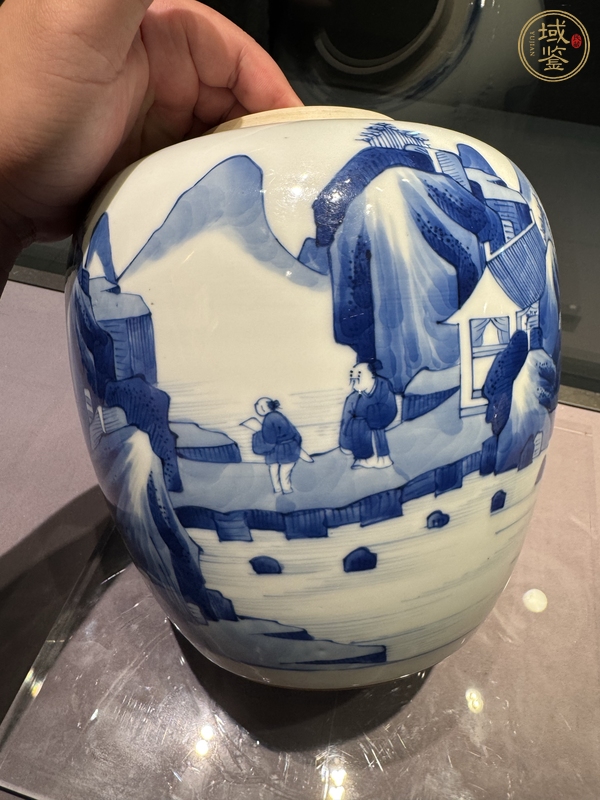 古玩陶瓷青花罐真品鑒賞圖