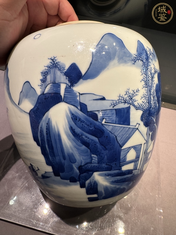 古玩陶瓷青花罐真品鑒賞圖