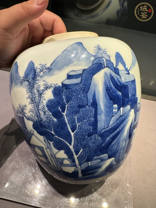 古玩陶瓷青花罐真品鑒賞圖