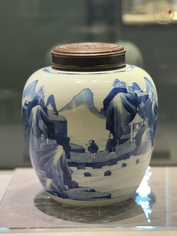 古玩陶瓷青花罐真品鑒賞圖