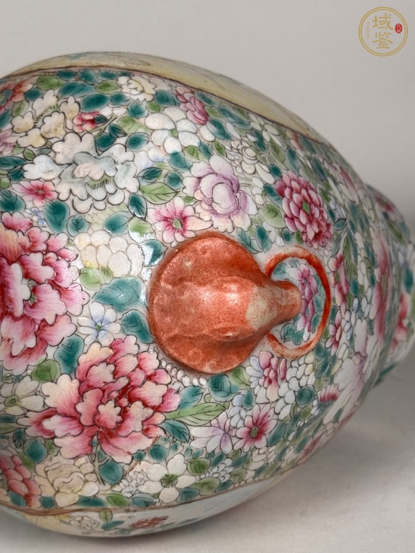 古玩陶瓷人物紋粉彩尊真品鑒賞圖