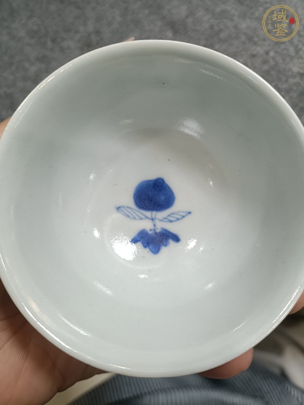 古玩陶瓷日本江戶龍紋茶碗真品鑒賞圖