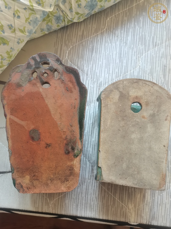 古玩陶瓷綠釉筷子筒真品鑒賞圖