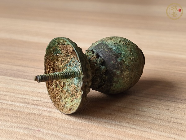 古玩銅器清代帽頂真品鑒賞圖