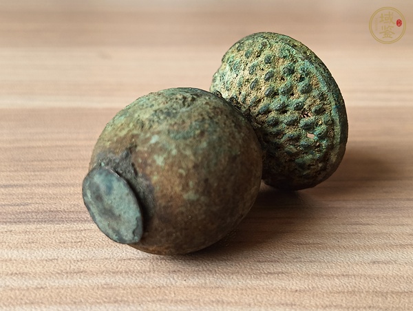 古玩銅器清代帽頂真品鑒賞圖