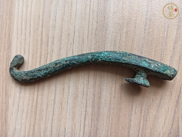 古玩銅器戰(zhàn)國青銅帶鉤真品鑒賞圖