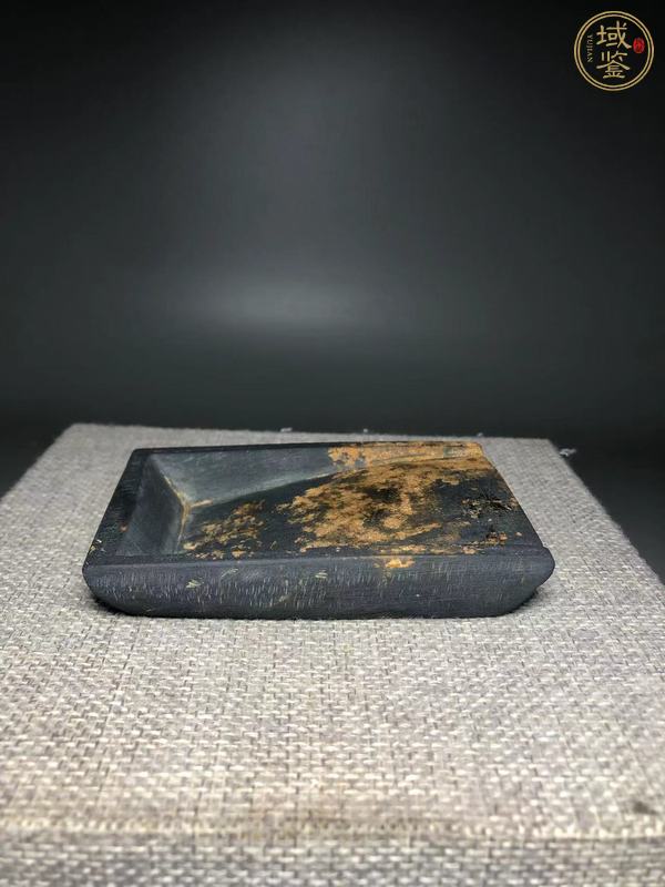 古玩歙石抄手硯真品鑒賞圖