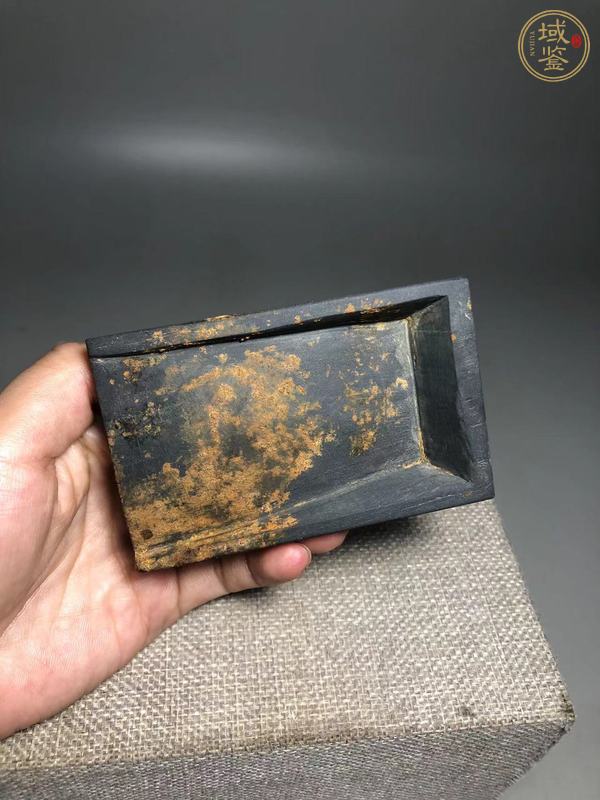 古玩雜項(xiàng)歙石抄手硯真品鑒賞圖
