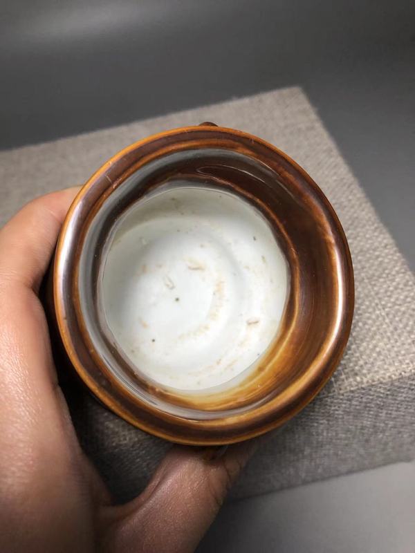 古玩陶瓷明，德化窯紫金釉香爐拍賣，當(dāng)前價格2000元