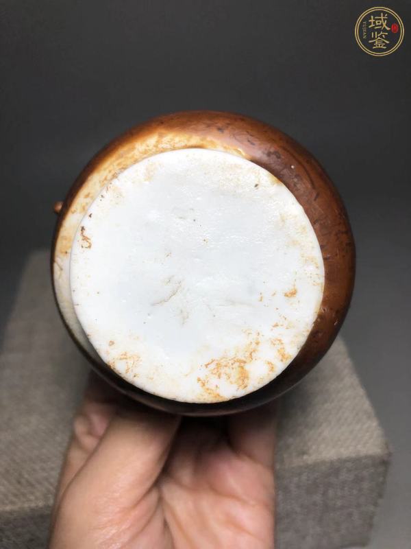 古玩陶瓷德化窯紫金釉香爐真品鑒賞圖