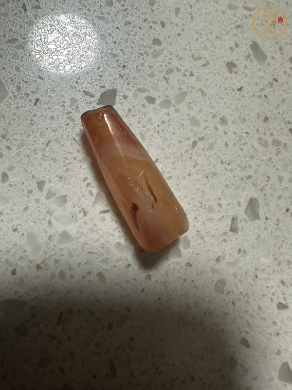 古玩玉器瑪瑙珠真品鑒賞圖