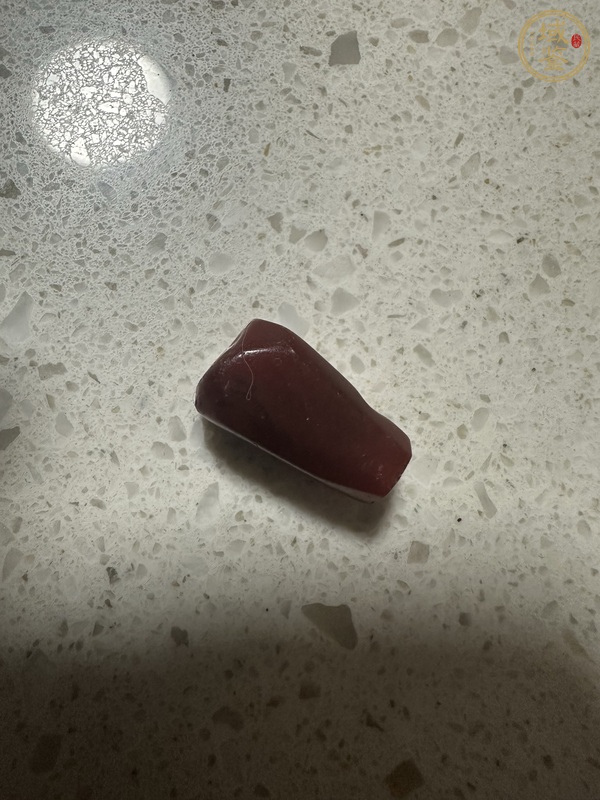 古玩玉器瑪瑙珠真品鑒賞圖