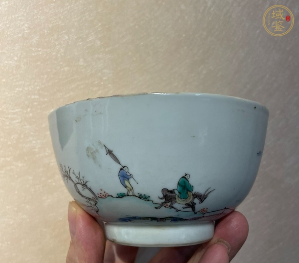 古玩陶瓷五彩碗真品鑒賞圖
