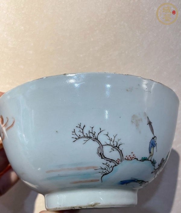古玩陶瓷五彩碗真品鑒賞圖