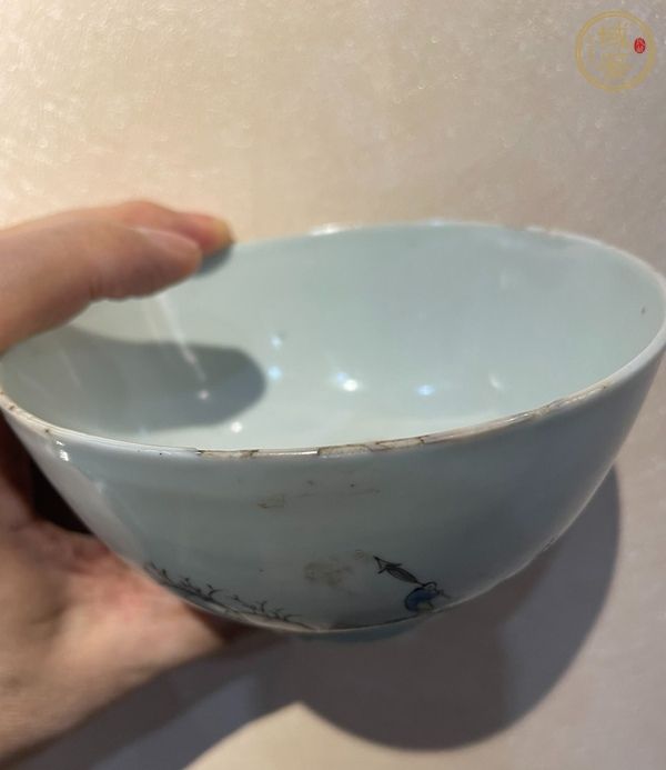 古玩陶瓷五彩碗真品鑒賞圖