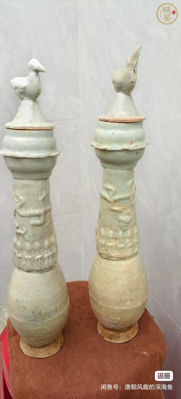 古玩陶瓷魂瓶真品鑒賞圖