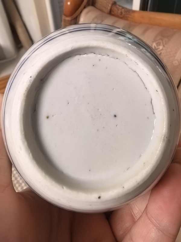 古玩陶瓷青花花卉紋蓋罐拍賣,當前價格1500元
