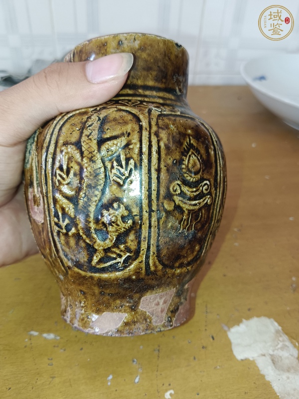 古玩陶瓷罐真品鑒賞圖