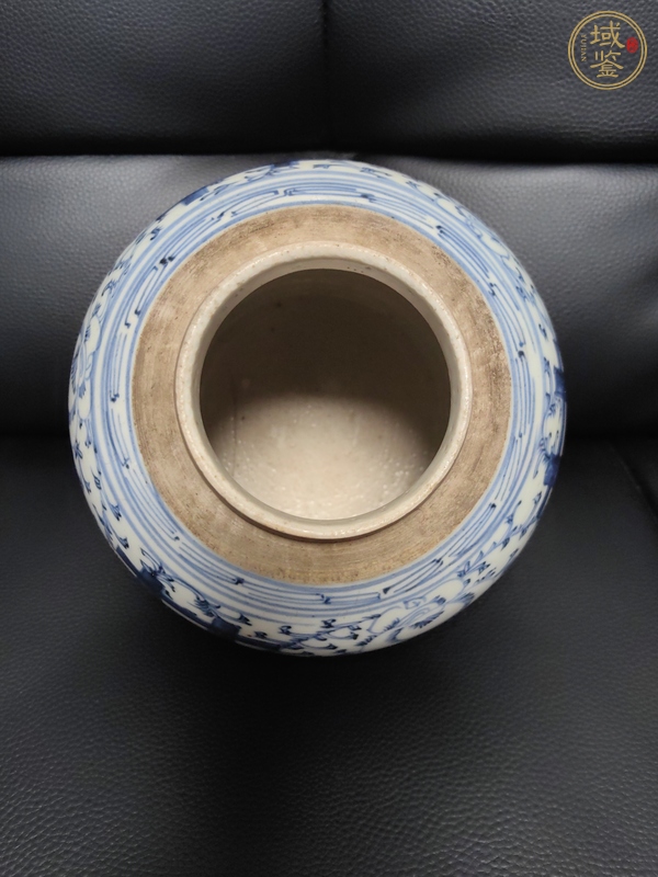 古玩陶瓷囍字紋青花罐真品鑒賞圖