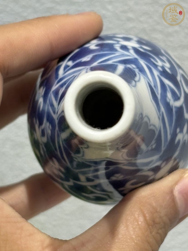 古玩陶瓷錐把瓶真品鑒賞圖