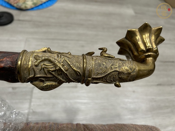 古玩銅器煙斗真品鑒賞圖