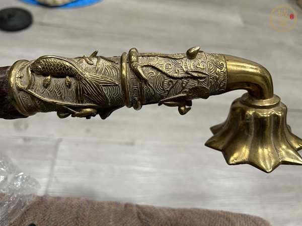 古玩銅器煙斗真品鑒賞圖