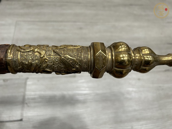 古玩銅器煙斗真品鑒賞圖