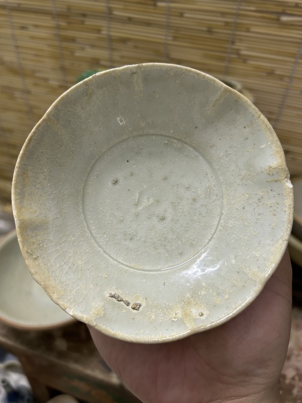 古玩陶瓷宋代花口碟拍賣，當前價格800元