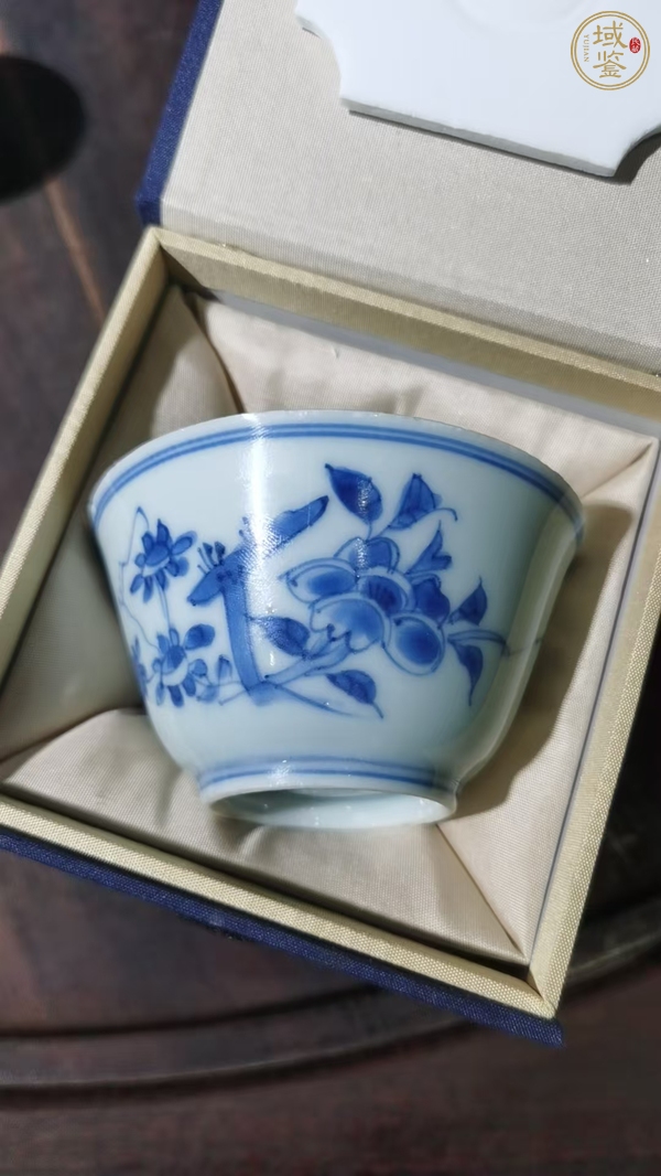 古玩陶瓷青花杯真品鑒賞圖