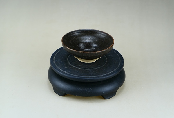 古玩陶瓷南宋.吉州窯黑釉茶盞(高級茶器)拍賣,當前價格353元