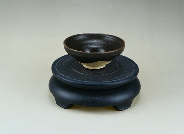 古玩陶瓷南宋.吉州窯黑釉茶盞(高級茶器)拍賣,當前價格353元