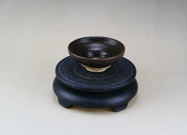 古玩陶瓷南宋.吉州窯黑釉茶盞(高級茶器)拍賣,當前價格353元